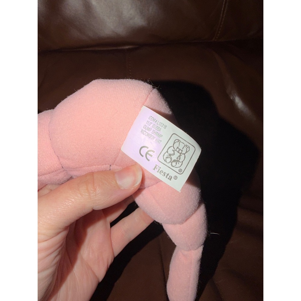 Fiesta Bubba Gump Shrimp Pink Cowboy‎ Plush 11.5" Breckenridge Hat Bandana - Picture 5 of 5